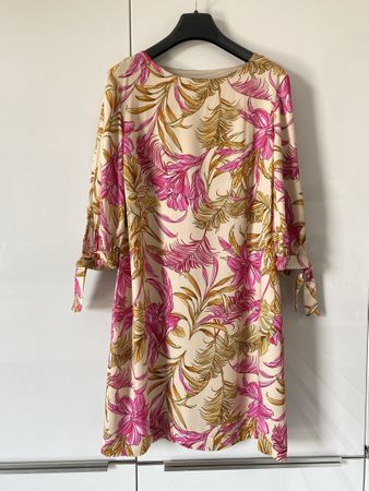 ANA ALCAZAR Sommerkleid Gr.40 (38) pink, beige, gelb