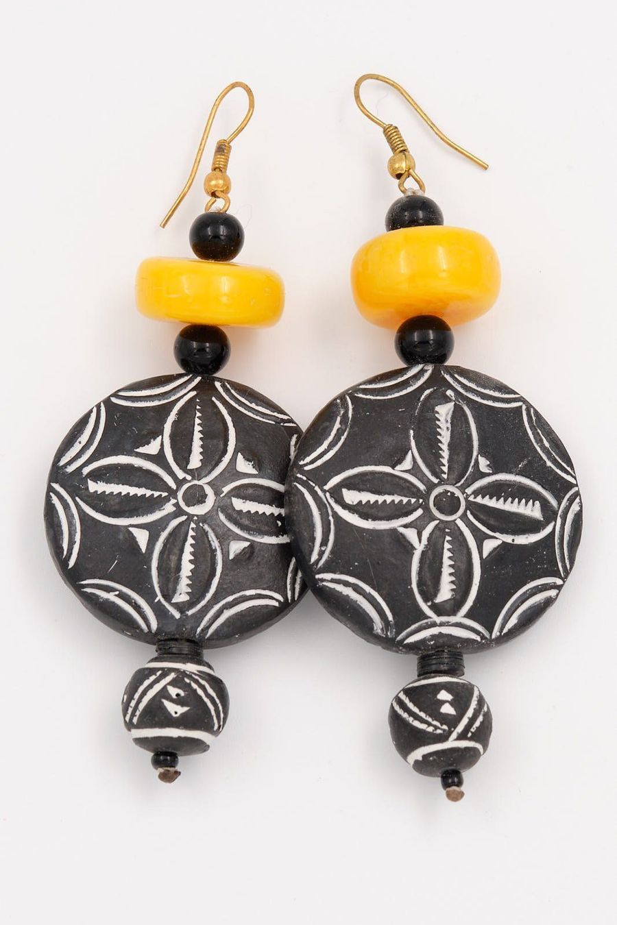 Ohrringe & -stecker: Boucles d'oreilles maliennes - jaune – Neu (gemäss Beschreibung) aus Courtepin von mara_1808