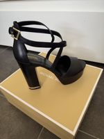 Michael Kors High Heels, UNGETRAGEN, schwarz Leder, Gr 40/41