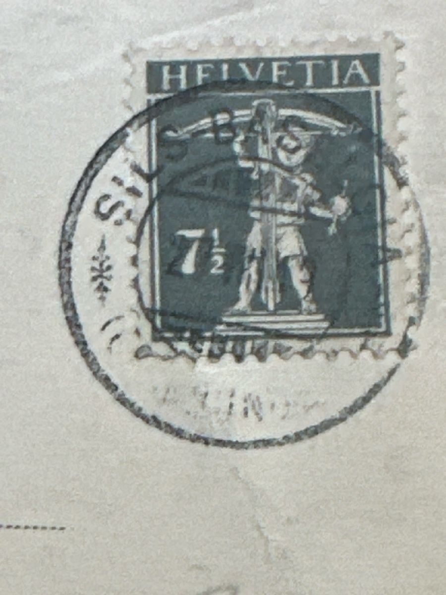 Cartoline postali: Grevasalvasee mit Piz Lagrev. ca. 1919 – Usato da Zürich venduto da Chaeffeler 2