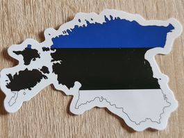 Sticker Aufkleber Estland Estonia