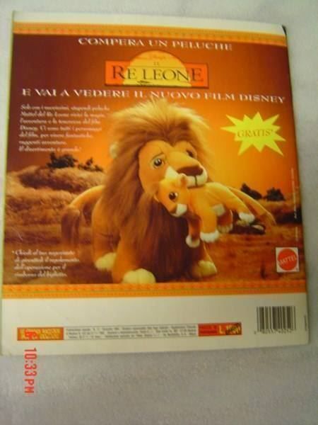 Panini Alben: IL RE LEONE *** COMPLETO*** PANINI 1994 – Gebraucht aus Pambio Noranco von Pol69 1