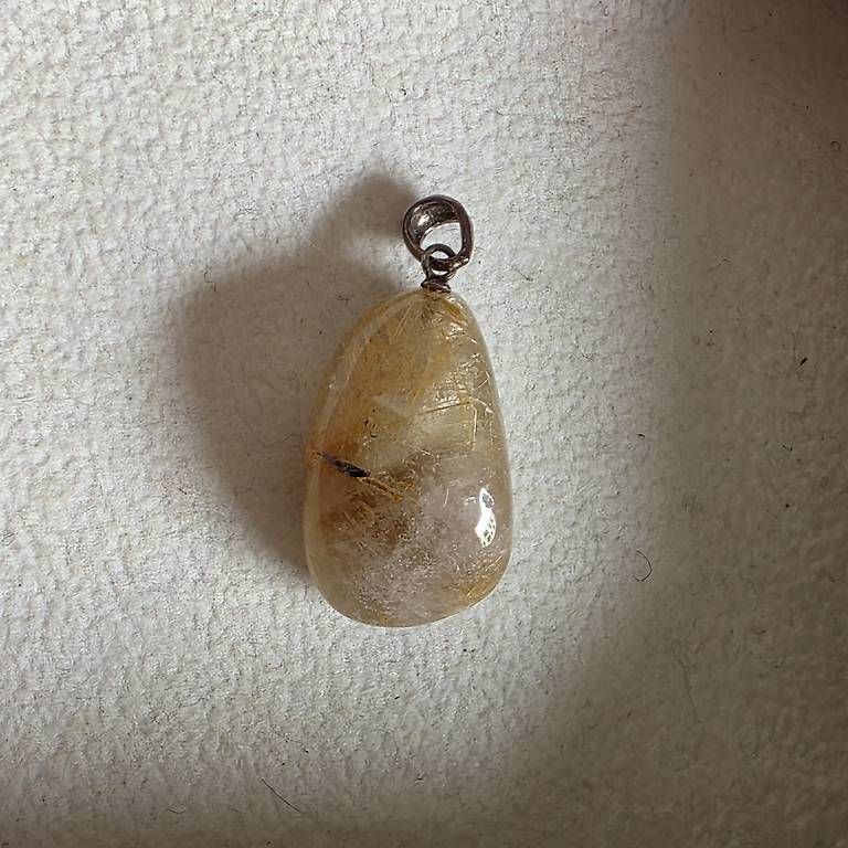 Anhänger: Pendentif en véritable Quartz Rutile  – Neu und originalverpackt aus Orbe von Adaline.64 1