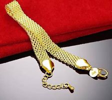 0050a-Luxuriöses vergoldet Armband - Zeitlose Eleganz