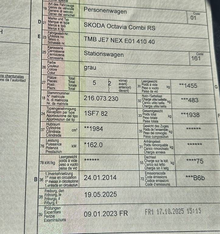 Autos: Skoda Octavia RS – Gebraucht aus heitenried von solemann1 2