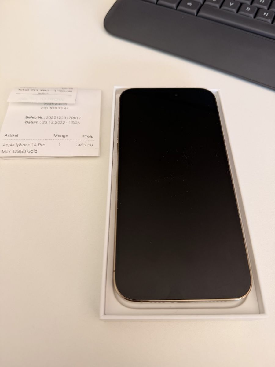 Apple Telefoni cellulari / Smartphones: IPhone 14 Pro Max - Gold, 128GB – Usato da Affoltern am Albis venduto da Carinia33 2