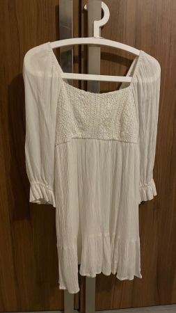 Sommerliches, weisses Kleid von Hollister, Grösse XS