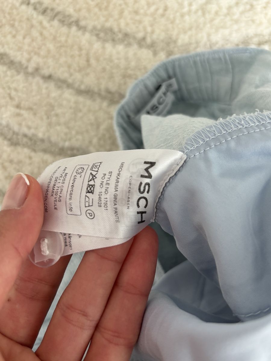 Pantaloni: MSCH Copenhagen Hose mit Leinen – Usato da Winterthur venduto da leimaj 4