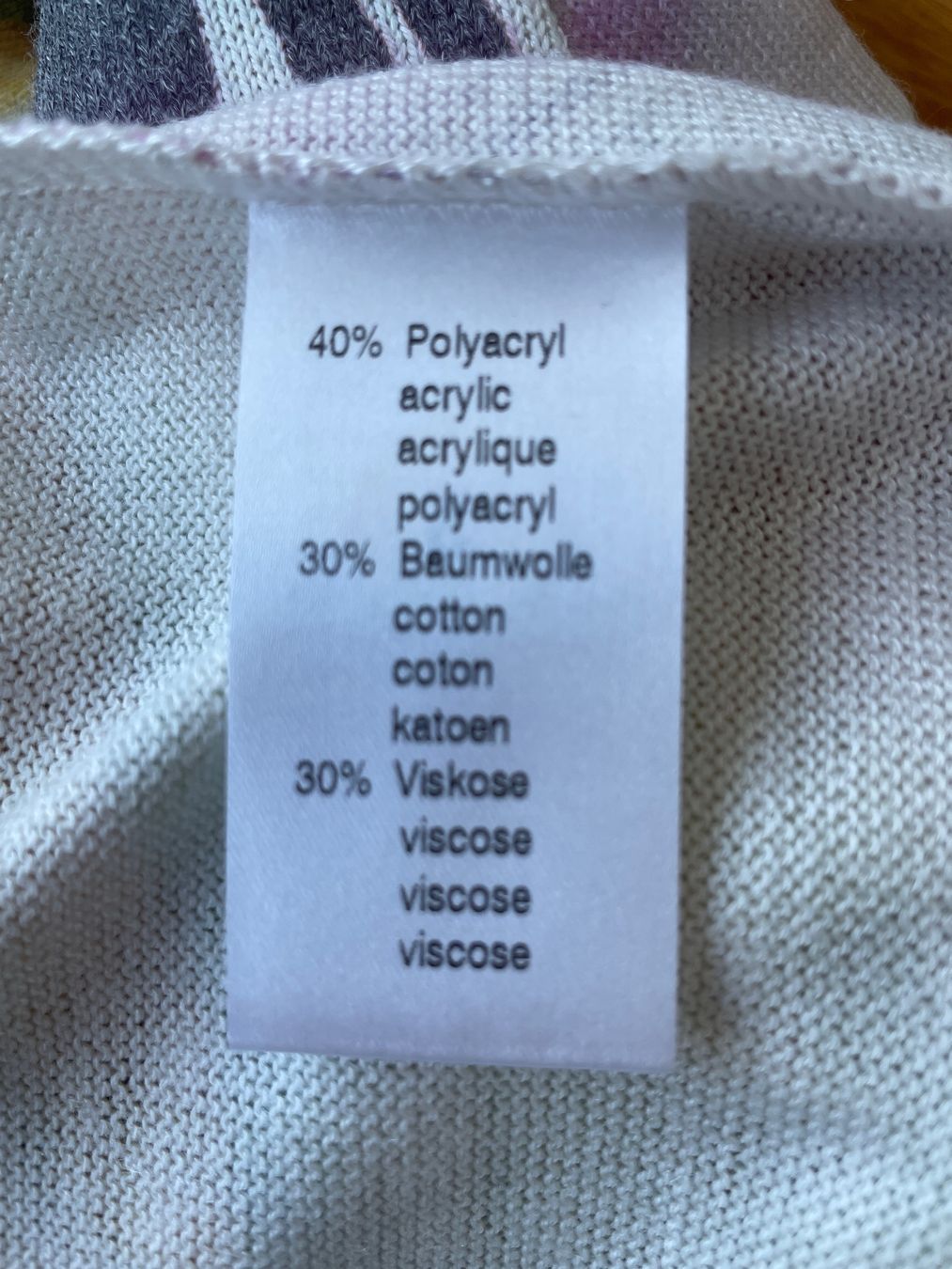 Maglioni & Felpe: Buntes Oberteil/Pullover, raffinierter Ausschnitt (40) – Nuovo (secondo la descrizione) da Grenchen venduto da M_ina 6