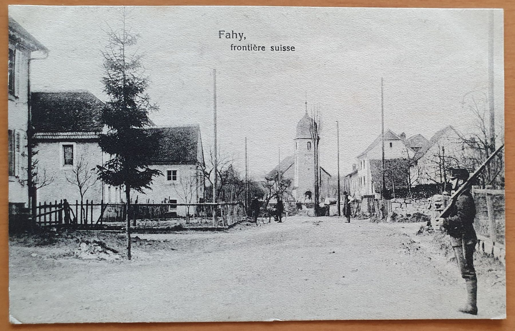 Cartoline postali: Fahy - frontiere suisse 1916 – Usato da Kreuzlingen venduto da Rschweiz1