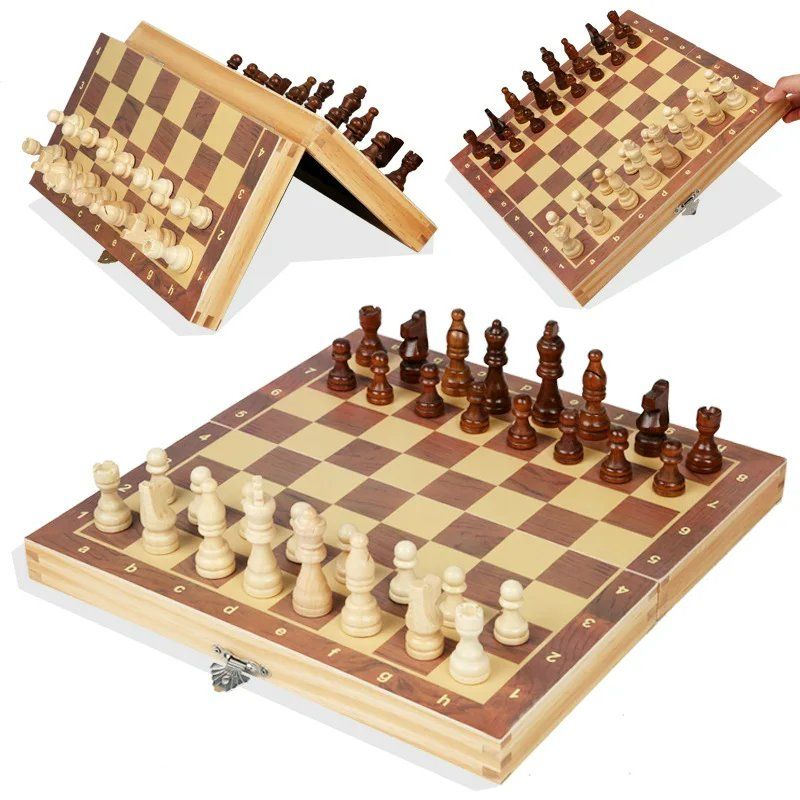Giochi: Magnetisches hölzernes Schachspiel – Nuovo e nell'imballaggio originale da Balgach venduto da GZ-Tech 4