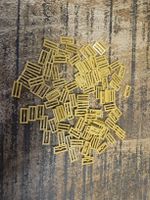 lego 2412b lot de 100 pièces Pearl Gold Tile, Modified 1 x 2