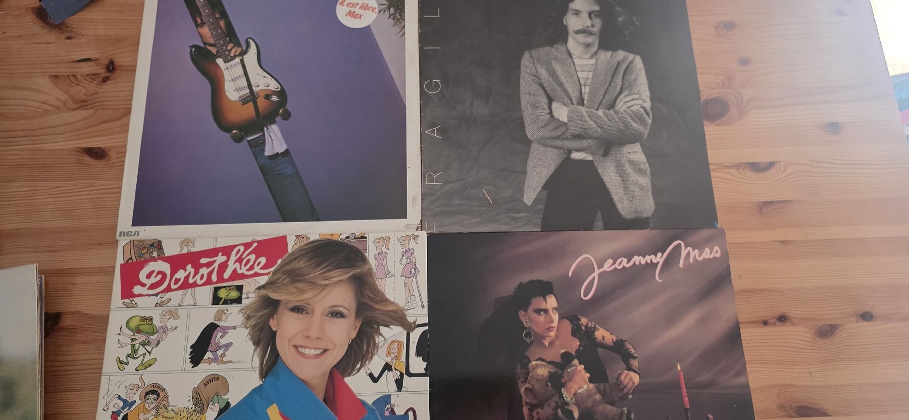 Vinyles: lot 4 disques Francais  – D'occasion à Yvonand par RF-VINYL