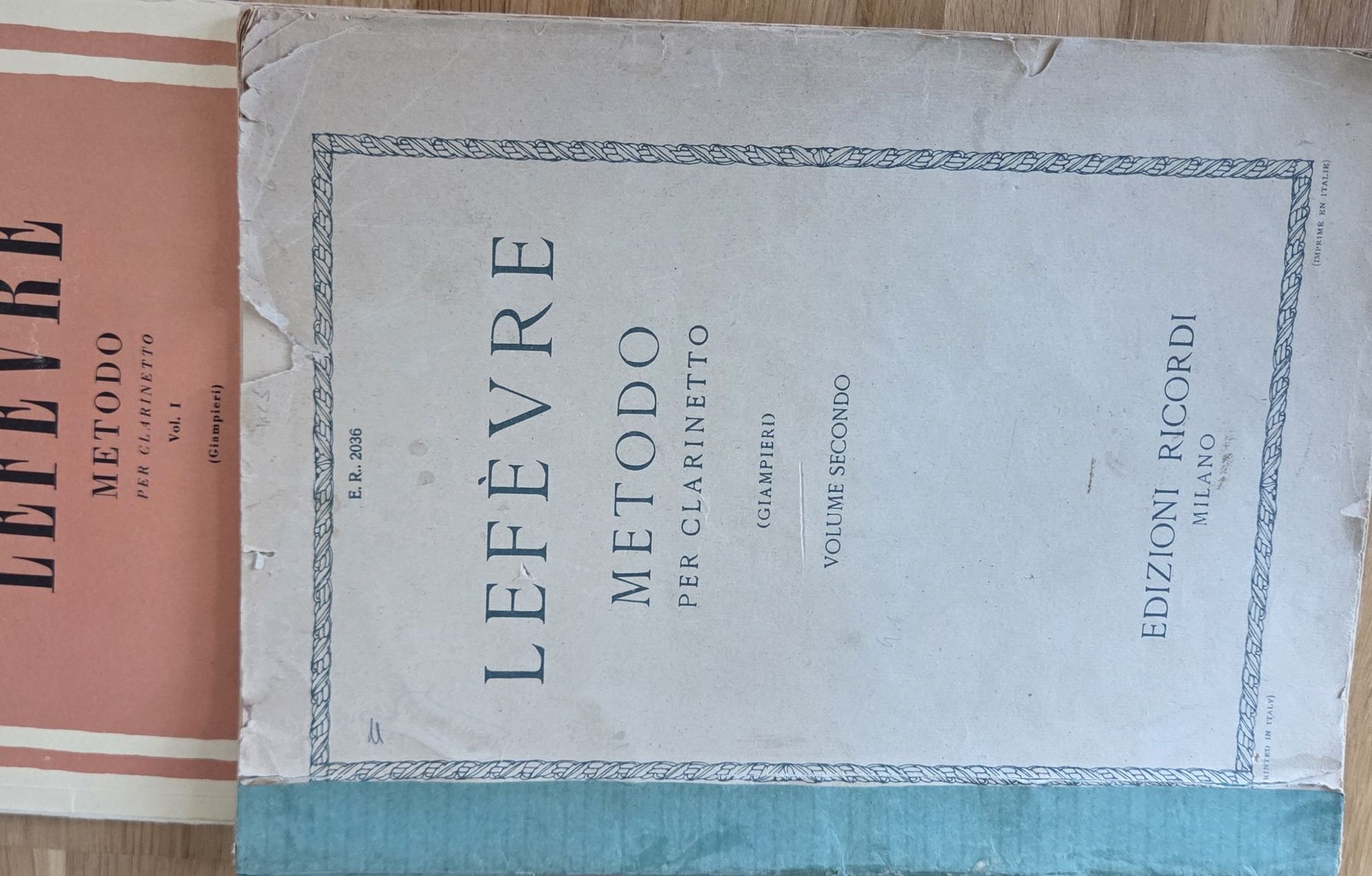 Libri: Lefèvre Methode per Clarinetto Vol. 1 & 2 – Usato da Thalwil venduto da Alphawulf