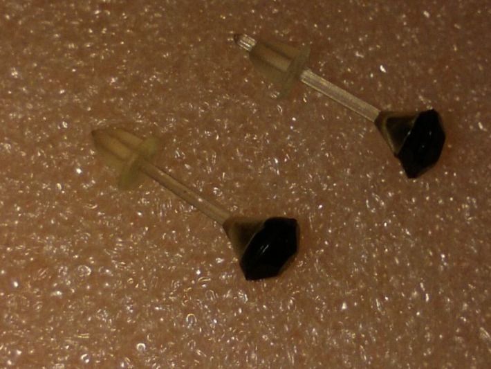 Orecchini pendenti & Orecchini a lobo: OHRRINGE MODESCHMUCK,,,SCHWARZ,,,GLANZIG – Nuovo (secondo la descrizione) da Basel venduto da bijoutrie_4 3