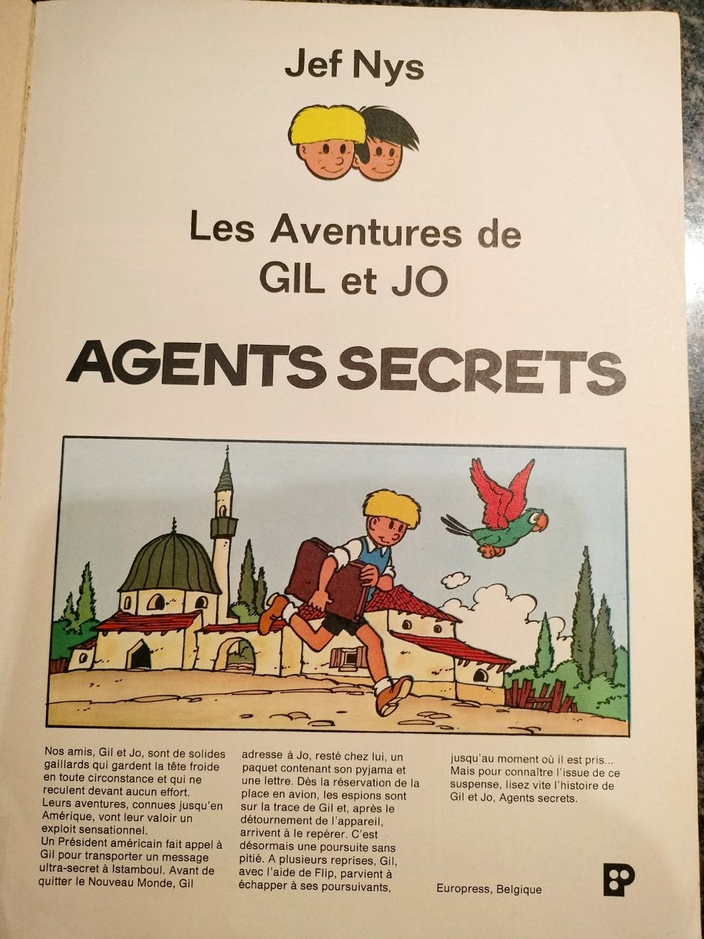 Comics: GIL ET JO N°14  Agents Secrets EO - 04.1977 -  Jef Nys – Gebraucht aus Cortaillod von rozinna 2