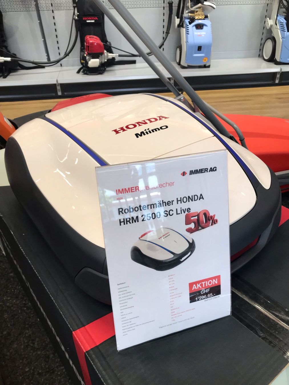 Tagliaerba: Honda Miimo HRM 2500 Live – Nuovo e nell'imballaggio originale da Uetendorf venduto da IMMER_AG