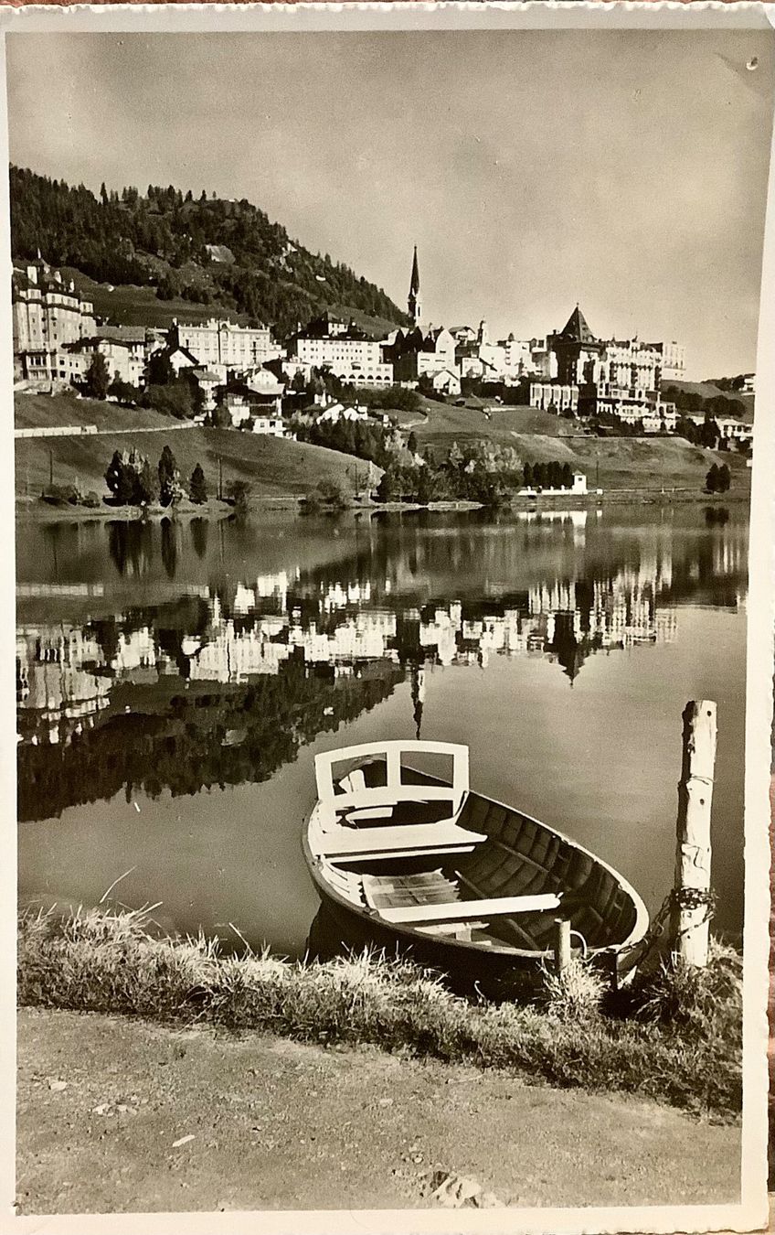 Cartes postales: ST. MORITZ mit See - Engadin – D'occasion à Root par ENGLAND-TREASURES 1
