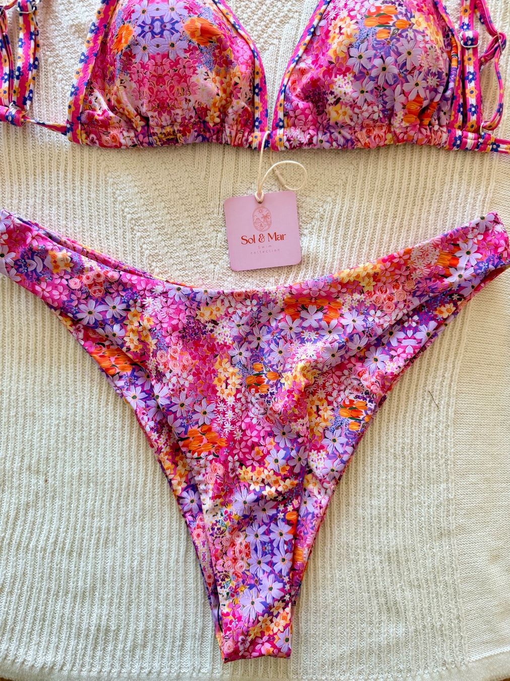 Costumi da bagno & Bikini: 🚀 SUPER SALE!! Blumen Bikini Gr.M - Neu - Gratis Versand – Nuovo e nell'imballaggio originale da Gockhausen venduto da van_82kh 2