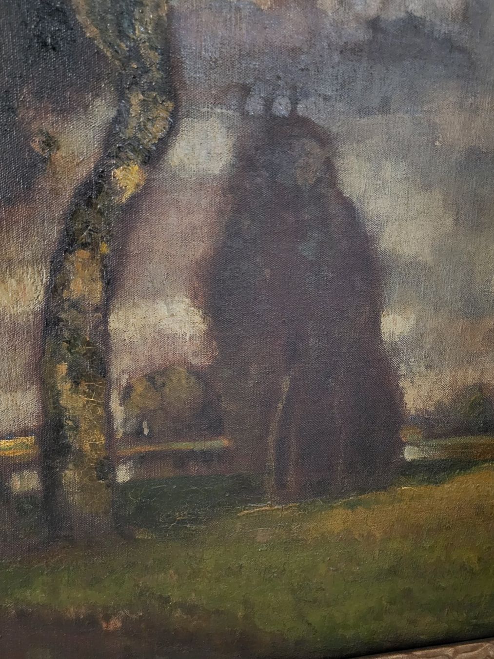 Gemälde: Antikes Ölgemälde Landschaft mit Fluss – Gebraucht aus Zürich von BOAC1943 3