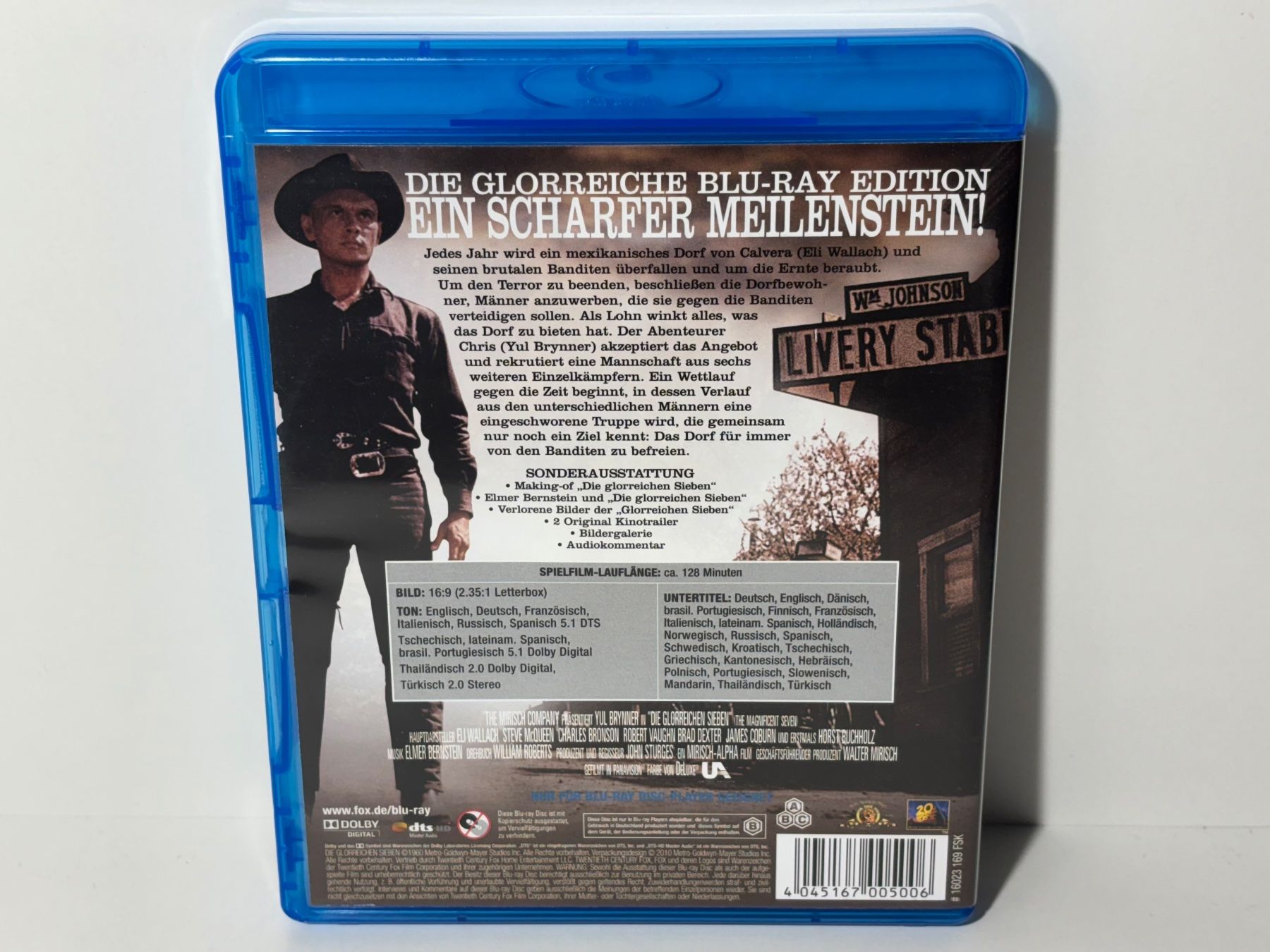 Tutti i DVDs: Die glorreichen Sieben Blu Ray – Usato da Wilderswil venduto da Sstriker 1