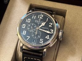 Zenith Pilot Typ 20 Annual Calendar Stahl 48mm