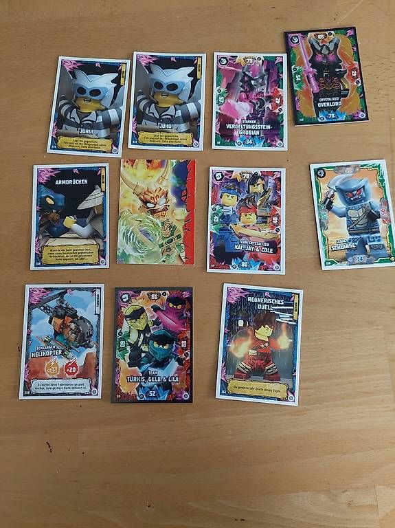Sammelbilder & Trading cards: 10 Lego Ninjago Karten Serie 5 – Gebraucht aus windisch von gravity2