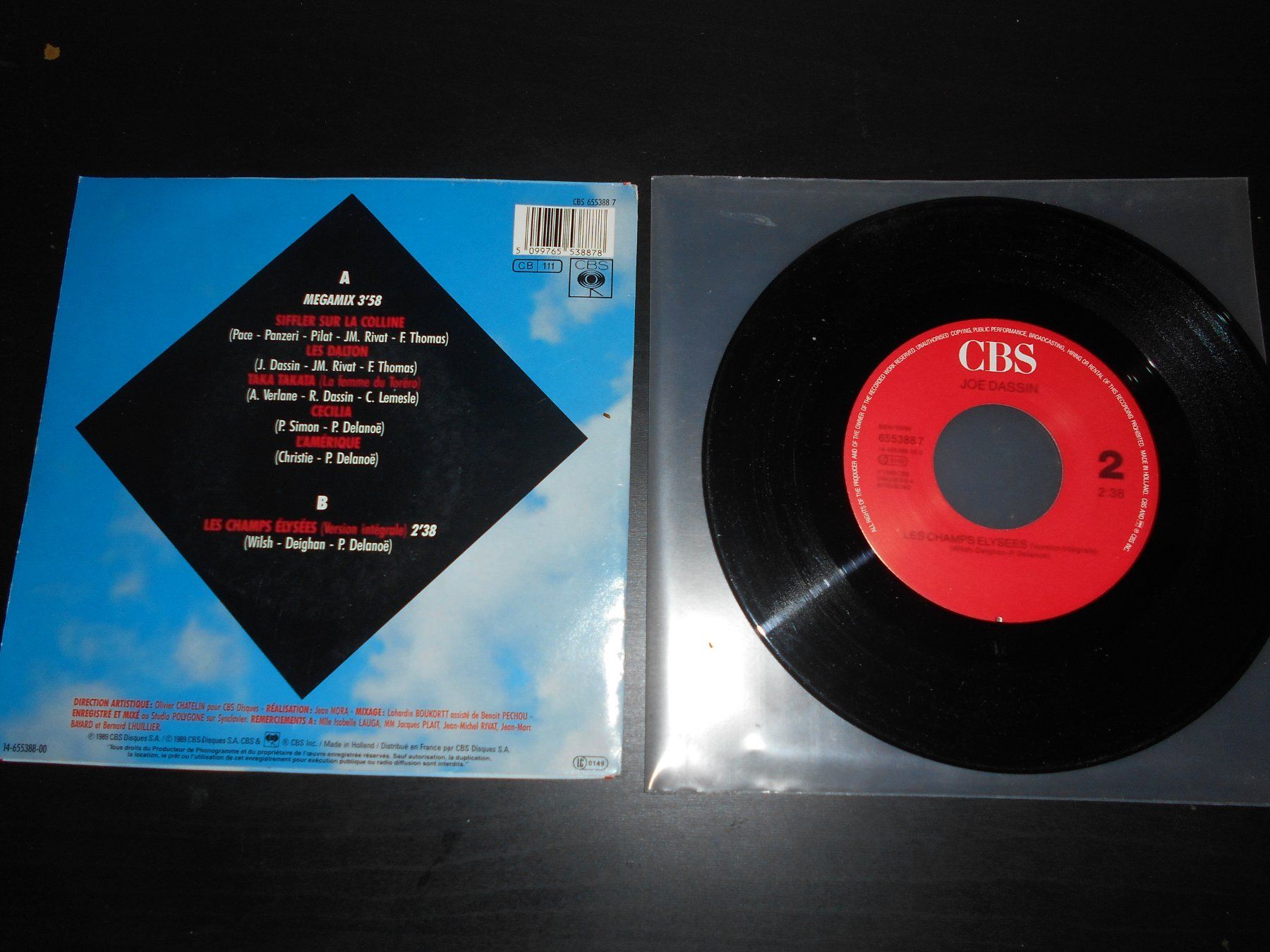 Dischi in vinile: Joe Dassin -- Megamix 90 – Usato da Aarberg venduto da witchhunter01 1