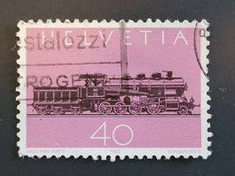 Timbre CH 1982 (18. II.) N°668 - Locomotive vapeur C 4/5