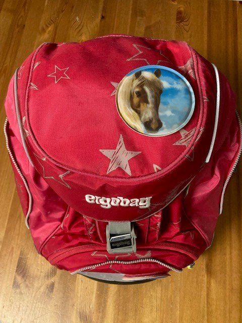 Ergobag Kindertaschen: Ergobag Schulrucksack mit Turnsack und Pferde-Kletties – Gebraucht aus Pratteln von DopplerGubser 1