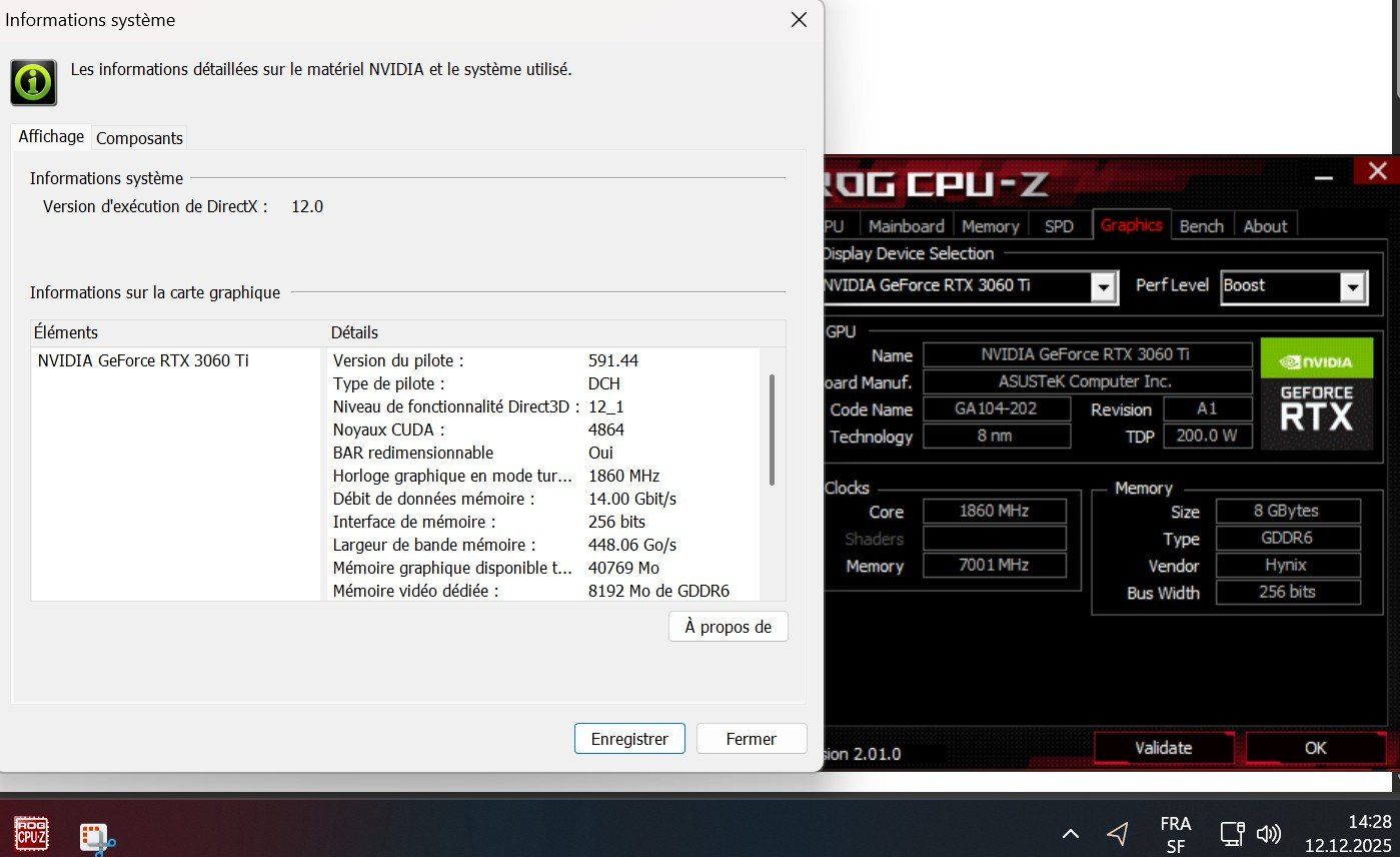 Asus Grafikkarten: Asus ROG Strix RTX 3060 ti OC 8G – Gebraucht aus Lausanne von DubiLetto 5