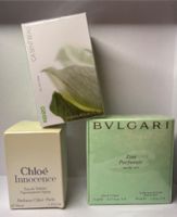 Drei Parfum Flacons Chloé Kenzo Bulgari - ungeöffnet
