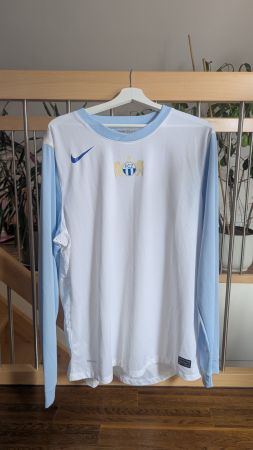 FC Zuerich Trikot Langarm Weiss/Hellblau Authentic Gr XXL
