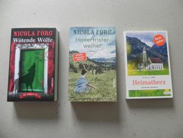 3 Bücher Alpenkrimi Romane Taschenbücher Nicola Förg