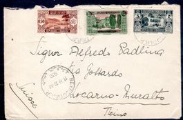 BRIEF VON BEYROUTH - LOCARNO 1930-ERHALT SIIEHE SCAN-EV134