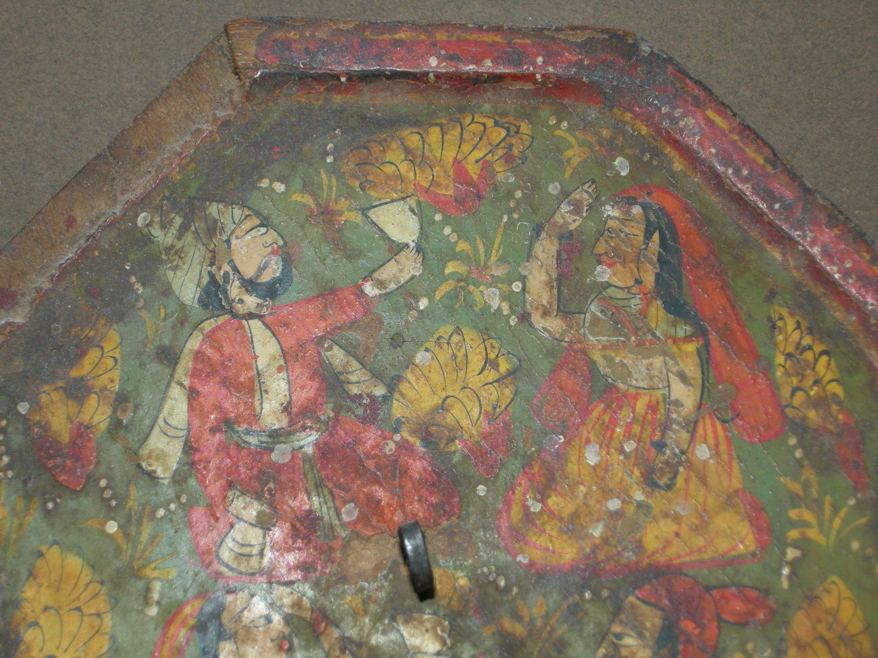 Piatti: Antike indische Unterlage / Teller #Indien – Usato da Aarau venduto da Pearlz 2