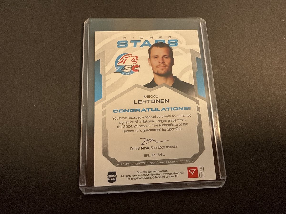 Cartoline: ZSC Signed Stars Mikko Lehtonen – Nuovo (secondo la descrizione) da Zizers venduto da KP21 1