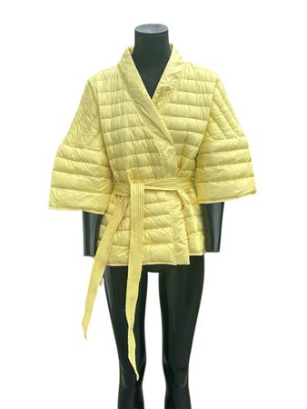 Neu EMMA & GAIA RED Damen Jacke Kimono-Stil, gelb, Gr. M