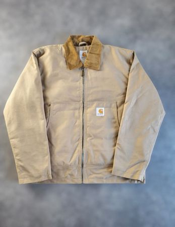Carhartt Detroit corduroy collar jacket made in USA