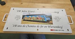 SBB Schild 150 Jahre Eisenbahnen in Württemberg 