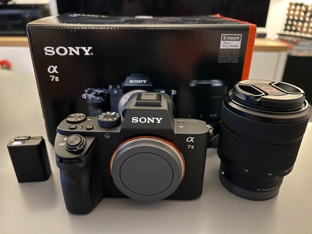 SONY ALPHA 7 II (Mk 2)35mm FULL-FRAME mit SEL2870 Objekiv (Gebraucht ...