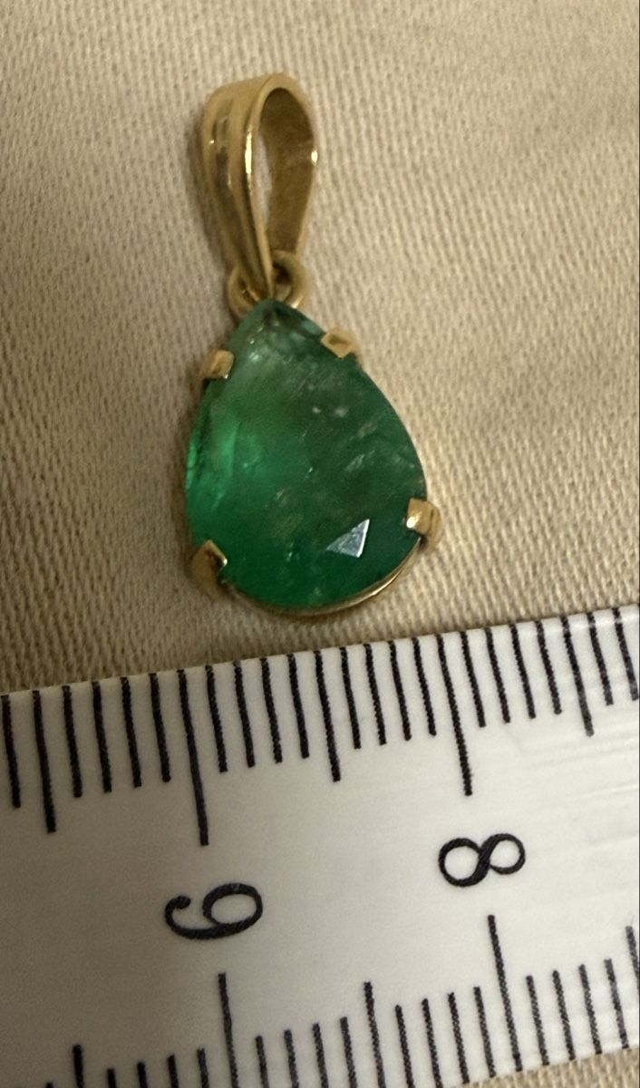 Ciondoli: Smaragd Anhänger 18k – Usato da Oberhof venduto da RealStone 3