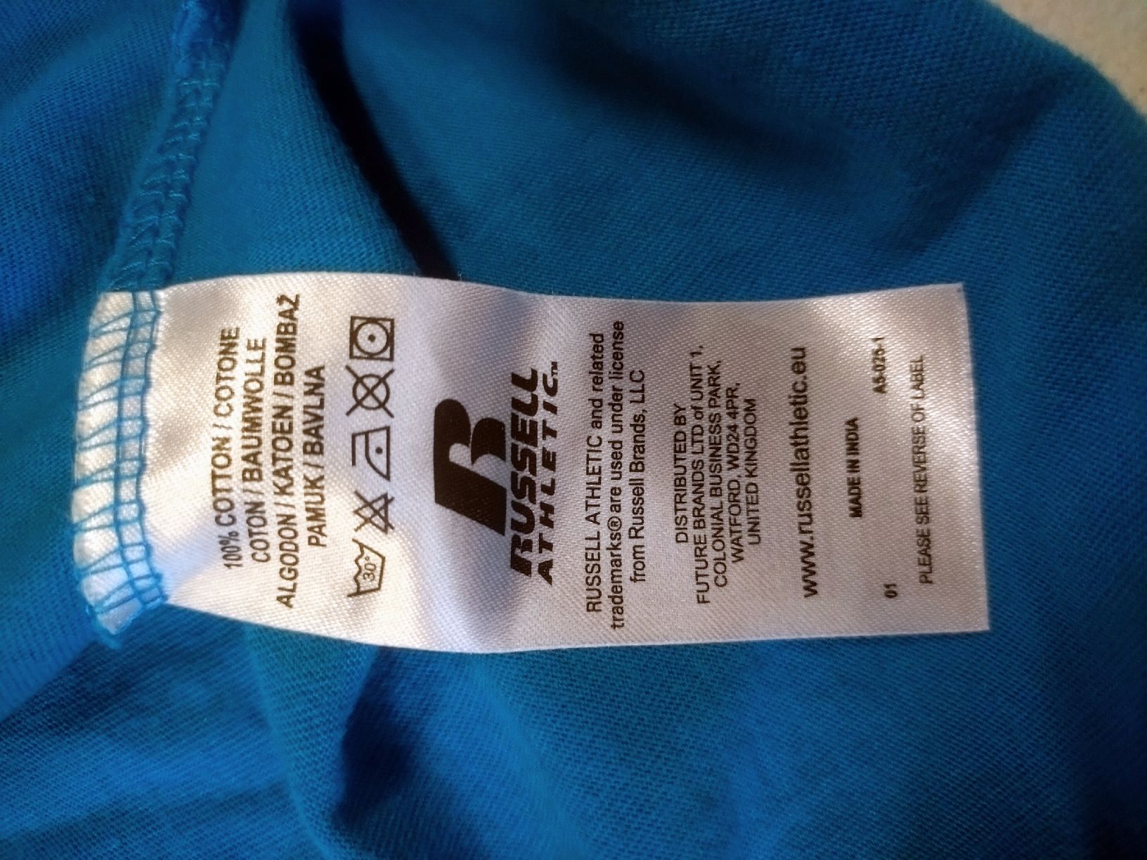 T-Shirts: T-shirt Russel athletic Bleu L – Gebraucht aus Farvagny-le-Grand von LaCaverne 4