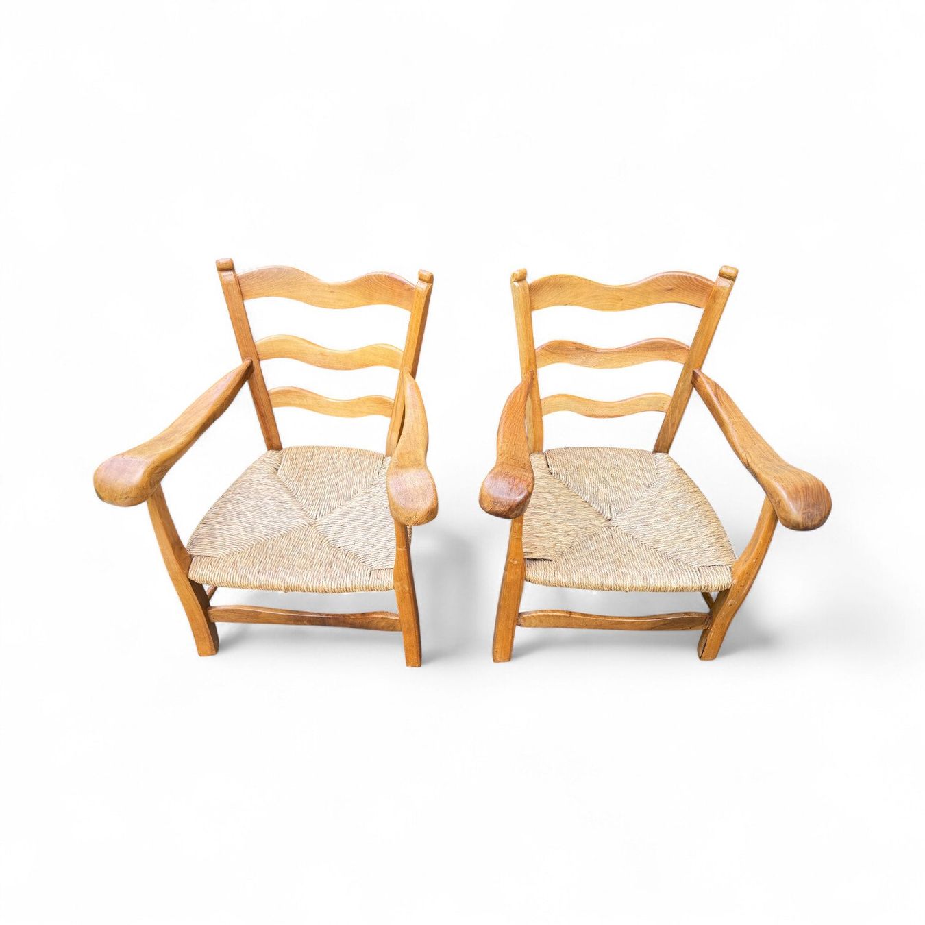 Poltrone: Tessiner Sessel, 2er Set // Holz & Geflecht – Usato da Schinznach-Dorf venduto da mix 1