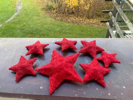 Weihnachtssterne - 7 Stück