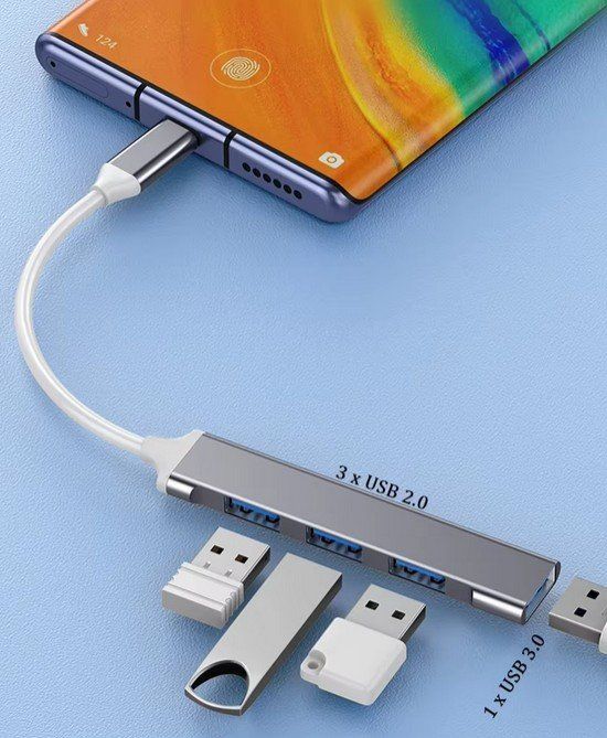 Hubs & Switches: 4 Ports HUB High Speed USB 3.0 - C Hub – Neu und originalverpackt aus St. Margarethen TG von Smiley-Face 1