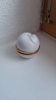 Süsses Schmuckdösli Apfel aus Porzellan mit Goldrand