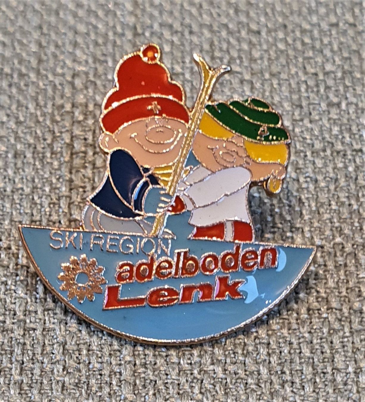 Placchette & Badge: A171 - Pin Ski Region  Adelboden Lenk – Usato da Reinach BL venduto da Boston-Verkauf