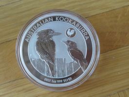 1 Oz Silber Münze Kookaburra Privy Mark Hahn 2017