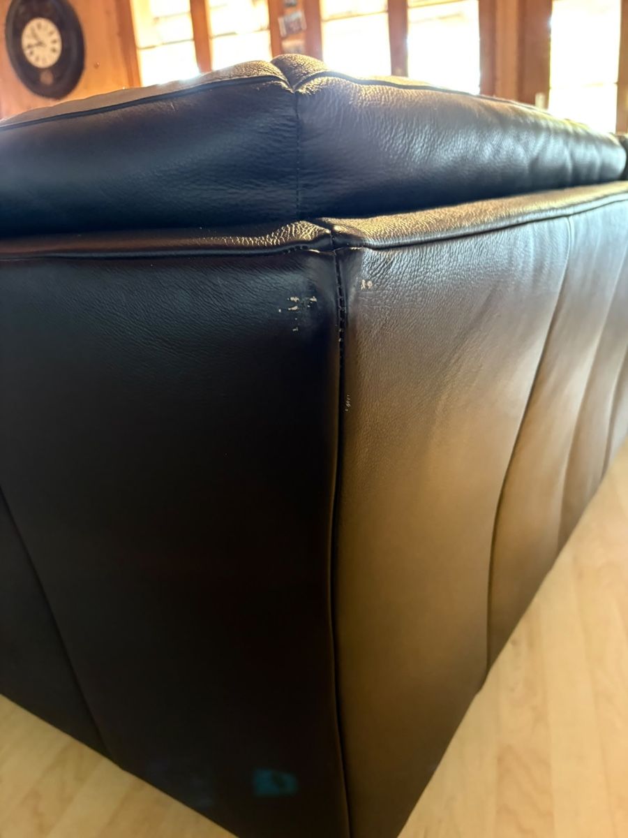Sofas: Sofa Leder dunkelblau  – Gebraucht aus Kölliken von Michi180 6